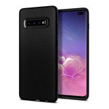 Funda Spigen Samsung S10 Plus Negro Mate Liquid Air Armor