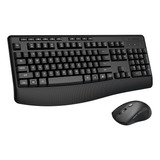 Teclado Y Mouse Inalámbrico. Teclado Completo Ergonomico