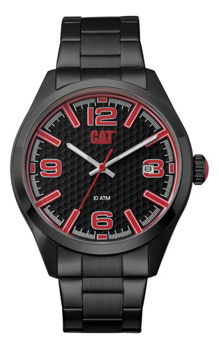 Reloj Caterpillar Hombre H-dial Calendario Empavonado