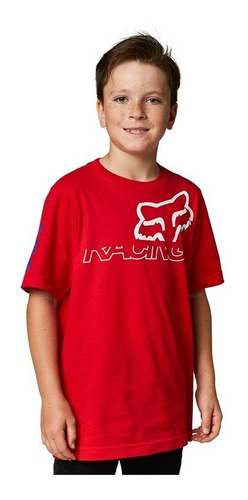 Playera Camiseta Fox Ss Aviator Youth Niño Casual Bici