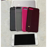 iPhone 7 Plus 32gb Color Plata + Cases