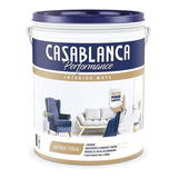 Pintura Latex Interior Casablanca Performance X 10lts. Color Blanco