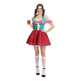 Disfraz De Niña Cervecera Del Oktoberfest Para Halloween, Di