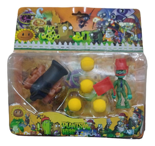 Set Plantas Vs Zombies Planta Mas Figura Mas Pelotas V Cresp