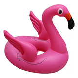 Boia Flamingo Rosa Infantil Inflável C/ Assento Verão Piscin