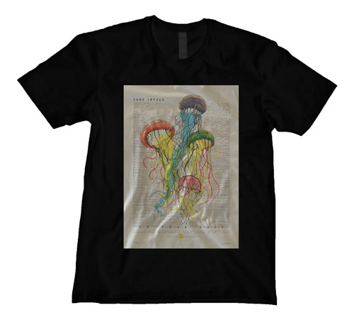 Playera De Tame Impala Impresa Alta Calidad 100% Medusas | Meses sin interés
