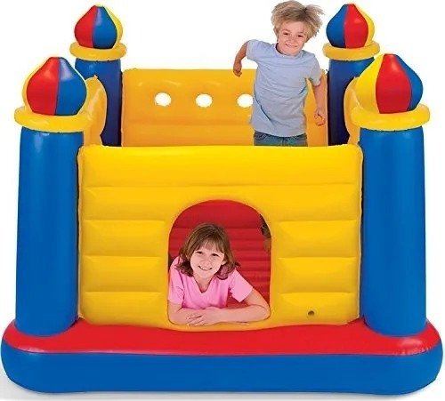 Castillo Inflable Saltarin Intex Trampolin Para Niños 3-6a