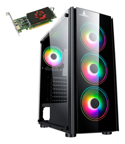 Pc Torre Gamer Cpu Core I7 3770 16 Ram T.  Video Rx 550 4gb