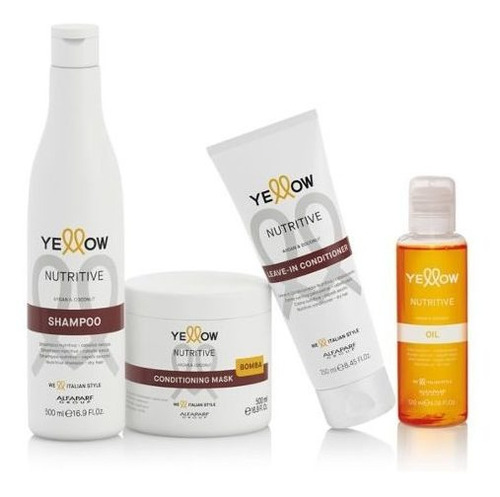 Kit Yellow Nutritive Alfaparf - 4 Produtos