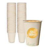 Vasos De Café Desechables 100% Compostables De 12 Oz [...