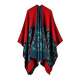 Poncho, Capa, Chaleco De Malha Tribal, Étnico Boho Chic.