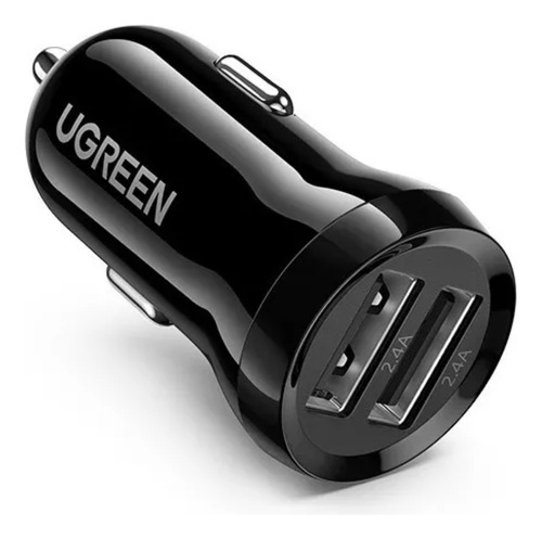 Carregador Usb Duplo Veicular Ugreen Mini 24w Carro Anatel