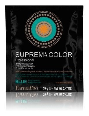 Farmavita Suprema Color Polvo Decolorante Azul 70gr 