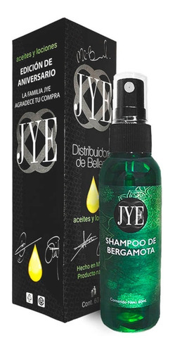 1 Botella De Shampoo Jye Puro De Bergamota Organico Jye