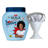 Mais Crespinhos Kids Skala Mascara Vegana 1kg+gorro Aluminio