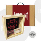 Alcancia Mdf Rammstein + Empaque Personalizado Artesanal