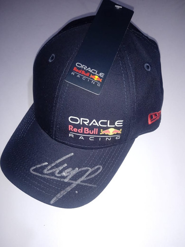 Gorra Autografiada Por Checo Pérez, F1 Red Bull, Única Pieza