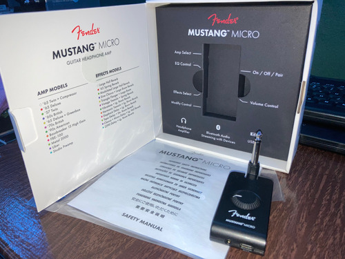 Amplificador De Audífonos Fender Mustang Micro