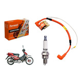 Kit Bobina Bujia Cobre Ferrazzi Competicion Gilera Smash 110