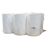 Bobina Toalla Papel Rollo 100 Mt X 20 Cm Blanca X 6 Un 3.2 K