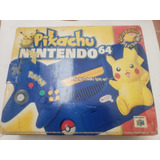 Nintendo 64 Pikachu Edicion Especial En Caja, Regalo Extra