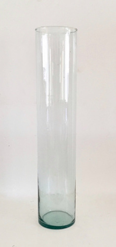 Florero Cilindro De Cristal De 15x60 