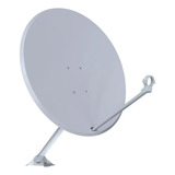 Antena Digital Parabólica Offset Chapa 75cm Ku 5g