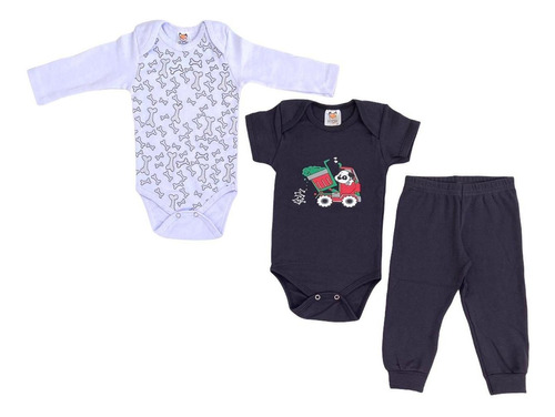 Roupa De Bebe Kit Body Com Mijão Promoção