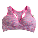 Bra Deportivo Pink By Victoria´s Secret Mediano (a-c) Lila 