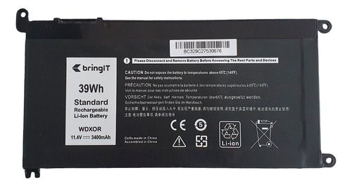 Bateria Notebook Dell Inspiron 15-5567 P66f001 P66f Wdx0r