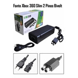 Fonte Xbox X360 Slim 2 Pinos Bivolt 100% Compatível Xbox 360