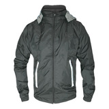 Chaqueta Hombre Deportiva Impermeable Rompeviento Apache Gris