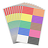 16.000 Piezas - Etiquetas Adhesivas De Puntos De Color ...