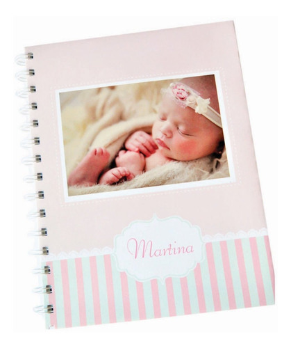 Álbum Libro Del Bebe Con Tapa Personalizada - Con Foto