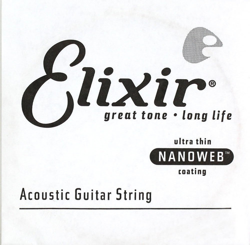 Elixir® Cuerdas Acusticas Bronce 80/20 Cuerda Individual Con