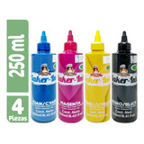 Tintas Comestible Para Impresora Kit 4 Colores 250ml C.u.