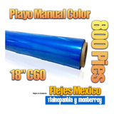 Rollo Playo Emplaye Color Azul Calibre 60 800 Pies