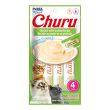 Inaba Ciao Churu - Pollo Ostion - Snack Premio Gato - 4 Tubo