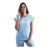  Scrub Comfy Pijama Cirúrgico Feminino - Azul Bebê
