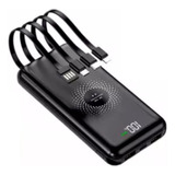 Carregador Portátil Power Bank Bte-21 Indução 20000 Universal Turbo Cor Preto