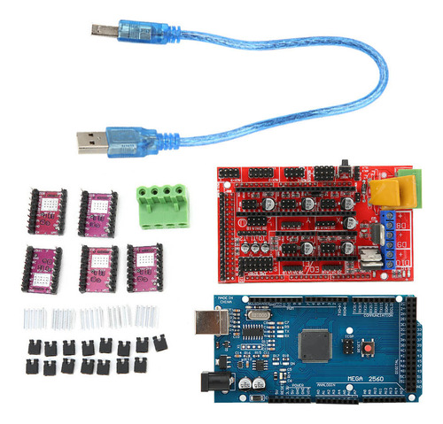 Kit De Impresora 3d Para Circuito Impreso Mega 2560 R3 8825