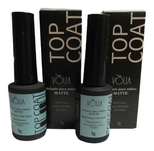 Kit 2 Top Coat A Sua Escolha 9g Volia