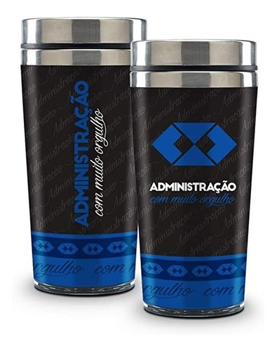 Copo Inox Personalizado Curso Administração Térmico 450ml