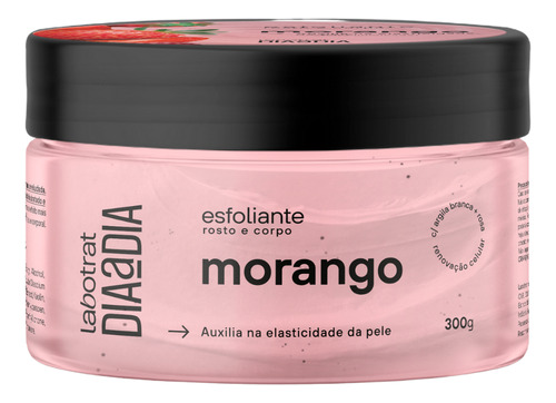 Esfoliante Creme Morango Facial Corpo Hidrata Labotrat 300g