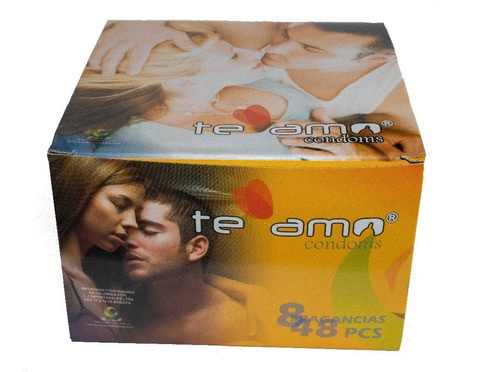 Caja Condones Preservativos Te Amo Display 144 Unidades