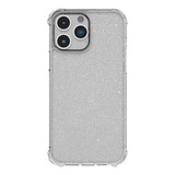 Capa Dropguard Glitter iPhone 13 Pro Proteção X-one White