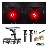 Luz Trasera Corazon Redonda Led Gw Mtb Ruta Usb Recargable