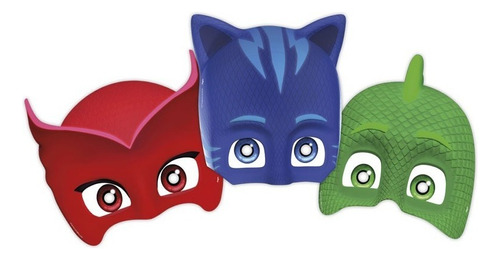 Máscara Pj Masks Regina Festas 6 Unidades - Festaria