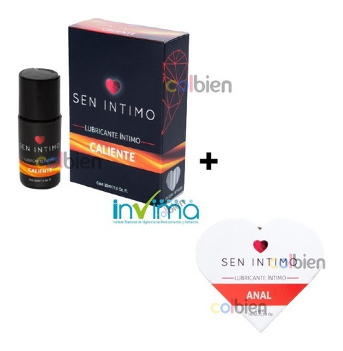 Caliente 30ml + Anal Gel Espeso 10ml Invima Lubricantes