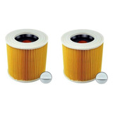 2 Filtros De Cartucho Para Aspiradora Karcher Wd3 Premiu